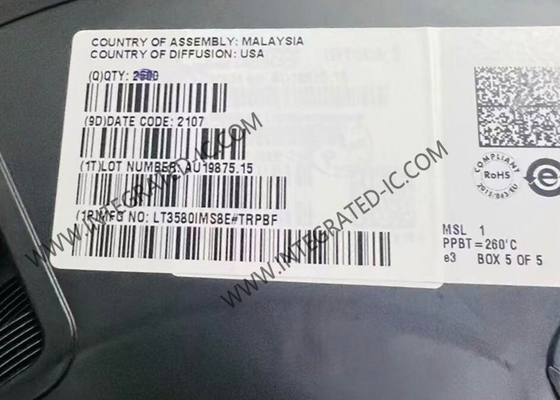 LT3580IMS8E convertisseur de courant continu/circuit continu