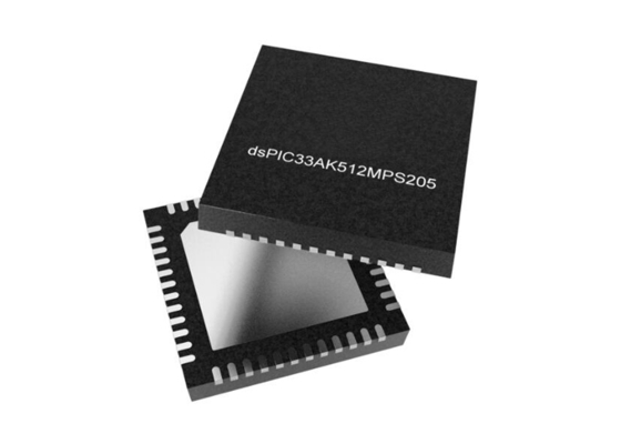 Microcontrôleur MCU DSPIC33AK512MPS205-I/M7 Contrôleur de signal numérique 200 MHz DSC 32 bits
