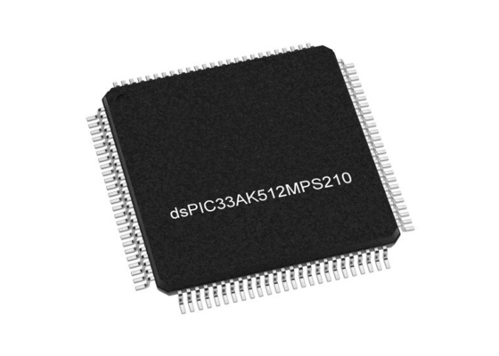 DSPIC33AK512MPS210-I/PT Microcontrôleur MCU 32 bits DSC 200 MHz Contrôleur de signal numérique