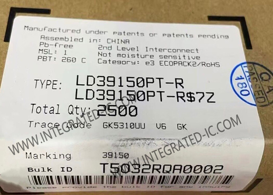 Puce de circuit intégré LD39150PT régulateur de tension BiCMOS à chute ultra basse