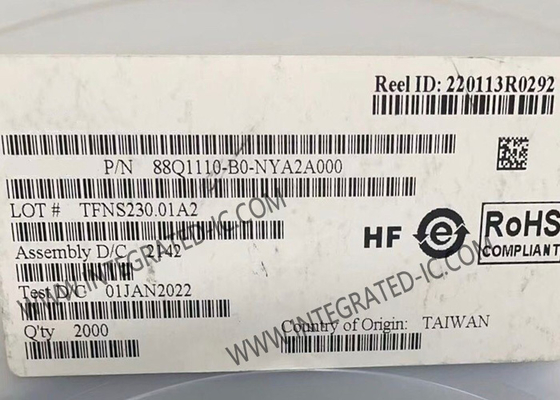 88Q1110-B0-NYA2A000 Ethernet IC 1,25 Gbps Ethernet automobile à basse puissance PHY