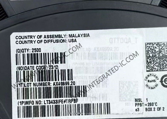 LT3433IFE puce de circuit intégré convertisseur CC/DC haute tension