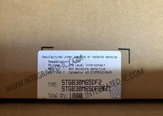 STGB30M65DF2 Circuit intégré - Puce 650V 30A IGBT à grille en tranchée et arrêt de champ