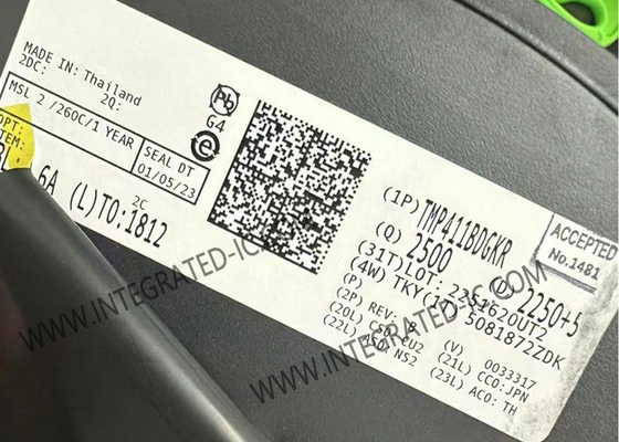 Capteur de température à distance et locale TMP411BDGKR avec correction du facteur N et de la résistance série