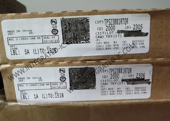 Circuit intégré TPS23881RTQR, contrôleur PoE 2 PSE 8 canaux Power Over Ethernet