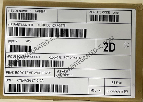 XC7K160T-2FFG676I 12,5 Gb de champ de porte programmable
