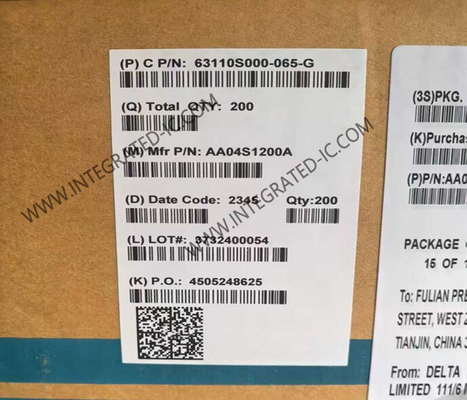 AA04S1200A Puce de circuit intégré 4W à sortie unique Module d'alimentation CA/CA
