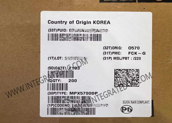 MPX5700DP Capteur IC 700kPa 7mA 5V Capteur de pression différentielle