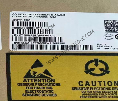 LT1763CDE-2.5 Circuit intégré - Puce Régulateurs micropuissance LDO à faible bruit 500mA