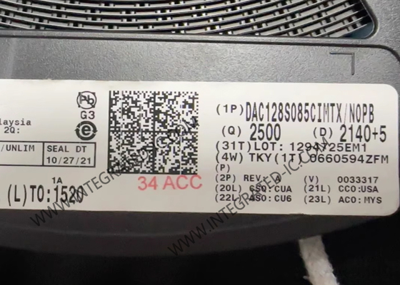 DAC128S085CIMTX Circuit intégré à puce Convertisseur numérique-analogique 12 bits TSSOP16