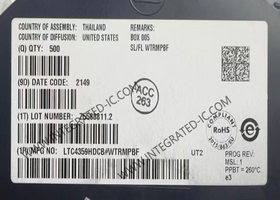 LTC4359HDCB Circuit intégré - Contrôleur de diode idéale 4V à 80V - DFN6