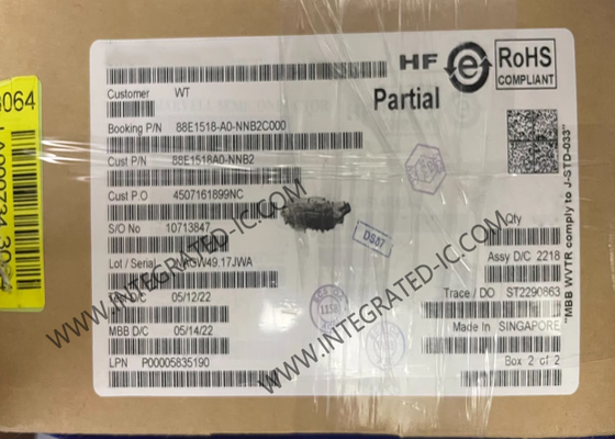 88E1518-A0-NNB2C000 Circuit intégré Ethernet Transceivers Ethernet écoénergétiques 10/100/1000 Mbps