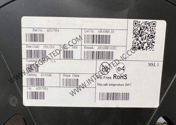 Puce de circuit intégré AON7934 Transistors MOSFET à canal N asymétriques doubles 30V