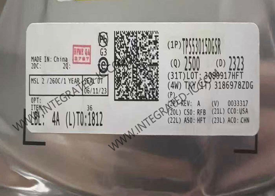 Circuit intégré TPS53015DGSR, convertisseur abaisseur synchrone D-CAP2™ avec PGOOD