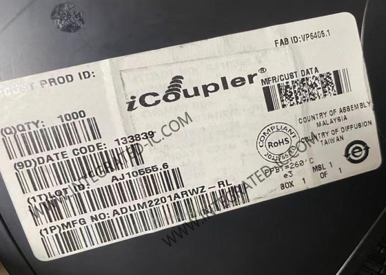 ADUM2201ARWZ Circuit intégré à puce Isolateurs numériques à deux canaux 5000Vrms SOIC16