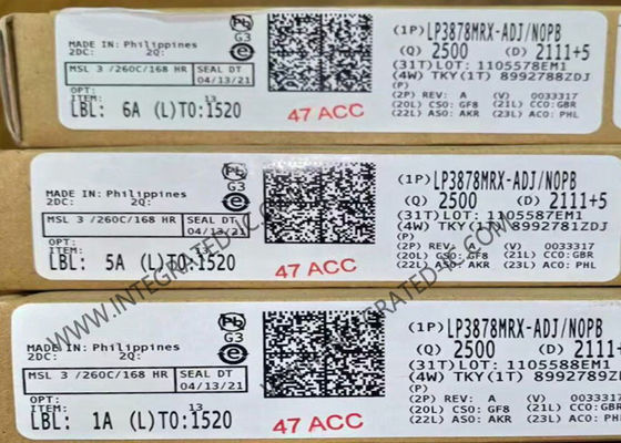 LP3878MRX-ADJ puce de circuit intégré régulateur de basse tension de rupture 800mA régulateur LDO