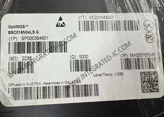 BSC016N04LSG puce de circuit intégré OptiMOS 3 Transistor de puissance 40V Transistors MOSFET