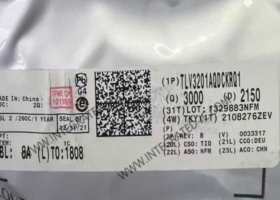 Puce de circuit intégré automobile TLV3201AQDCKRQ1 avec haute vitesse 40 ns, faible consommation d'énergie 40 µA et faible tension de décalage 1 mV