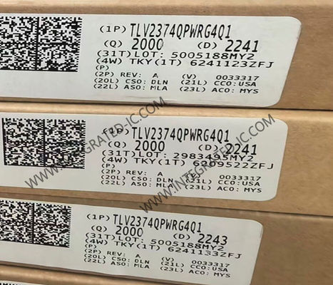 TLV2374QPWRG4Q1 Circuit intégré amplificateur opérationnel quad 4 canaux 16V 3MHz pour automobile