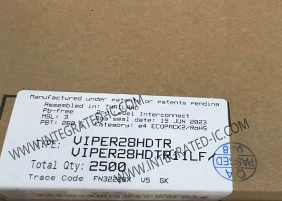 VIPER28HDTR Chipe de circuit intégré Convertisseur haute tension de 800V de sortie de puissance de 20W et de fréquence de commutation de 115 kHz
