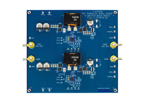 EVAL-LTC7878-AZ Solutions intégrées 70V tableau d'évaluation du contrôleur à double phase parallèle