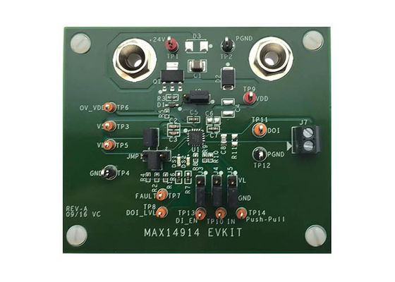 MAX14914EVKIT Solutions intégrées Tableau d'évaluation de la gestion de l'alimentation du conducteur