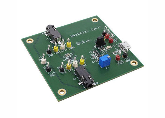 MAX20331EVKIT Carte d'évaluation de solutions embarquées pour le MAX20331 OVP de ligne audio