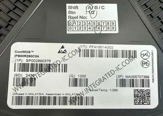 Puce de circuit intégré IPB80R290C3A 11A 10V Transistor à puissance unique