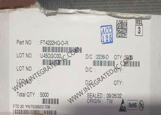 FT4222HQ-D puce de circuit intégré USB 2.0 à quad SPI I2C contrôleur de pont