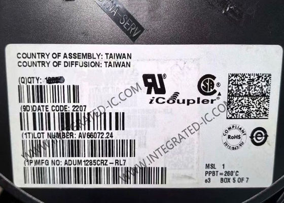 ADUM1285CRZ Circuit intégré - Isolateur numérique double canal 3 kV RMS pour isolation haute tension