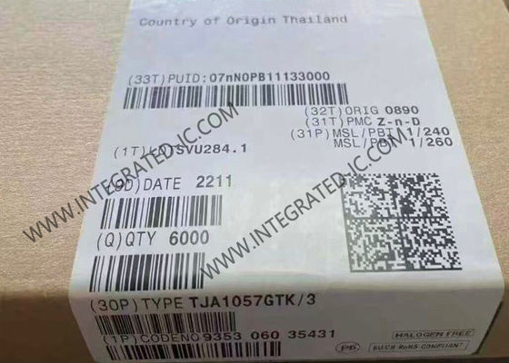 Circuit intégré TJA1057GTK, émetteur-récepteur CAN haute vitesse 300 mV, HVSON-8