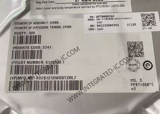 AD2S1210WDSTZ puce de circuit intégré R/D convertisseur à résolution variable avec oscillateur de référence