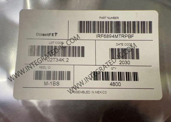 IRF6894MTRPBF 25V HEXFET Power MOSFET Integrated Circuit Chip with 170A Continuous Drain Current and 1.7mOhms Drain-Source Resistance