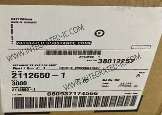 2112650-1 2X3 POS Automotive Connector Retainer with Black PBT GF Material for -40°C ~ 120°C