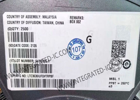 LTC3636IUFD Circuit intégré à puce Régulateur abaisseur synchrone monolithique double canal 6A 20V