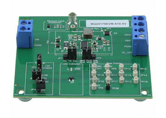 BQ24170EVM-610-5V Solutions embarquées 1-3 cellules 4A Module d'évaluation de chargeur de batterie synchrone abaisseur