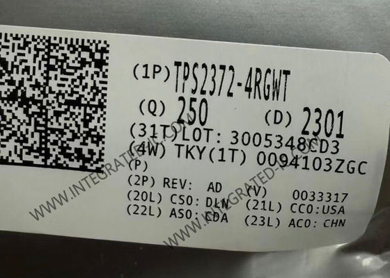 TPS2372-4RGWT Circuit intégré - Interface PoE PD haute puissance avec MPS automatique et Autoclass