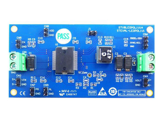 STEVAL-LEOPOL1V1 Solutions intégrées 5A Conseil d'évaluation du régulateur de commutation synchrone monolithique
