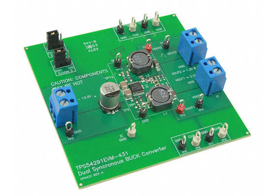 TPS54291EVM-431 Module d'évaluation des solutions intégrées à double convertisseur de bouton synchrone à 600 kHz