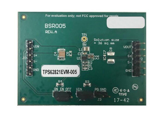 TPS62821EVM-005 Solution intégrée Module d'évaluation de contrôle DCS TPS62821 Convertisseur descendant
