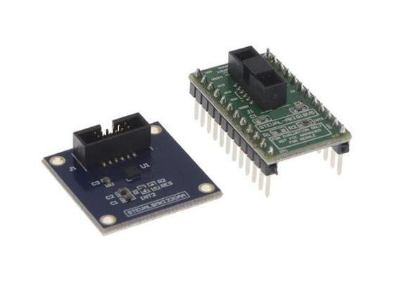 Le kit d'évaluation des solutions embarquées STEVAL-MKI230KA ISM330IS iNEMO est constitué de modules inertiels.