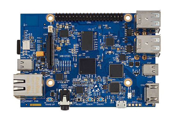 Solutions embarquées STM32MP157D-DK1, carte d'évaluation MCU embarquée ARM Cortex-A7 800 MHz