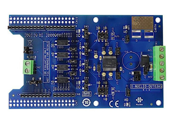 X-NUCLEO-OUT03A1 Solutions embarquées Gestion de l'alimentation du pilote Tableau d'extension d'évaluation de la plateforme nucléaire