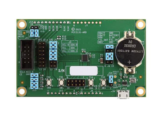 PCF2131-ARD Solutions intégrées CMOS Horloge en temps réel PCF2131 Conseil d'évaluation du bouclier Arduino