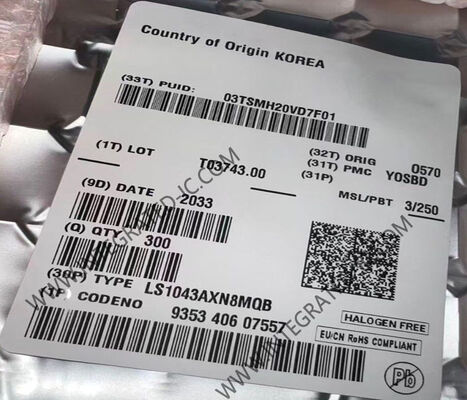 Microcontrôleur MCU LS1043AXN8MQB 1,2 GHz ARM Cortex-A53 QorIQ Layerscape Microprocesseur 780-FCPBGA