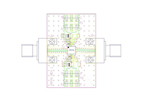 CMD246C4-EVB Solutions intégrées 8 GHz à 22 GHz Conseil d'évaluation des amplificateurs de bruit basse phase