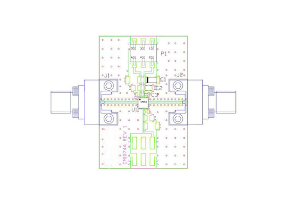 CMD270P3-EVB Carte d'évaluation d'amplificateur à faible bruit MMIC à large bande pour solutions embarquées