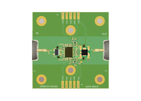QPB8858EVB Solutions intégrées 75Ω 34dB Conseil d'évaluation des amplificateurs MMIC