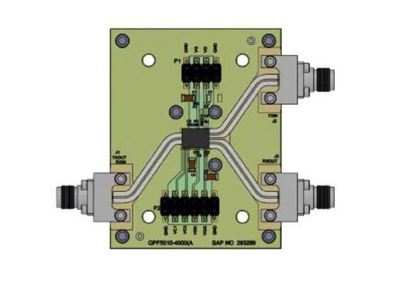QPF5005EVB1 Solutions intégrées QPF5005 Tableau d'évaluation du module frontal X-Band