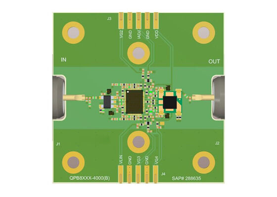 QPB8857EVB Solutions embarquées Amplificateur doubleur CATV 75Ω 28dB Carte d'évaluation